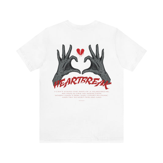 Heartbreak - White - T-Shirt